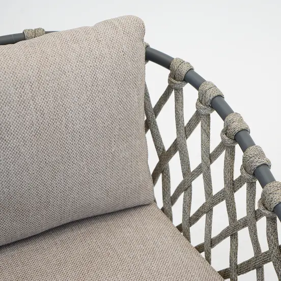 Tanami eetstoel antraciet detail, Vita Tuinmeubelen, Tuinmeubels.nl