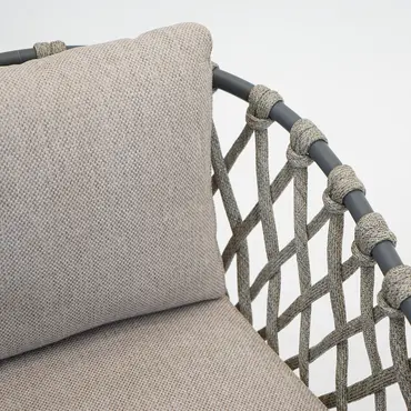 Tanami eetstoel antraciet detail, Vita Tuinmeubelen, Tuinmeubels.nl