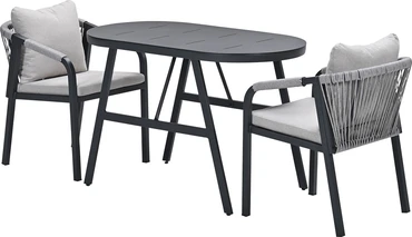 Terni balkon set 3-dlg, Garden Impressions, tuinmeubels.nl