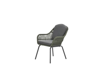 Triton dining stoel zwart groen, Garden Impressions, tuinmeubels.nl