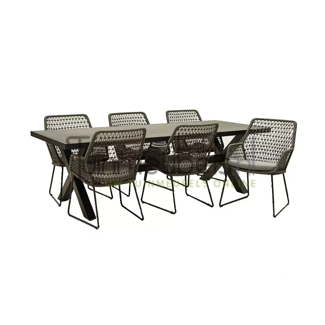 Tuinset Babilonia met tafel Braga 240cm van Vita