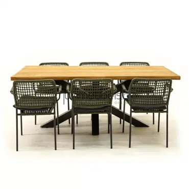 Tuinset Barista Green met Spectral 200cm tafel - afbeelding 3