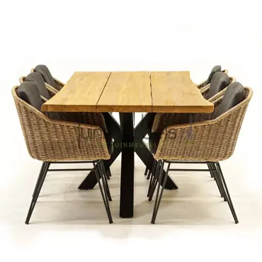 Tuinset Bohemian met Spectral 200cm tafel van 4 Seasons Outdoor - afbeelding 3