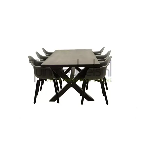 Tuinset Montreux met Vita Braga 240cm tafel www.tuinmeubels.nl