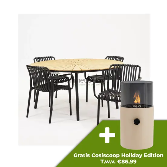 Tuinset Porto met Lavras tuintafel 150cm - afbeelding 1