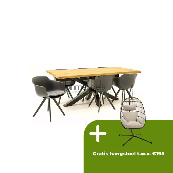 Tuinset Solid met  Spectral 200cm tafel - afbeelding 1