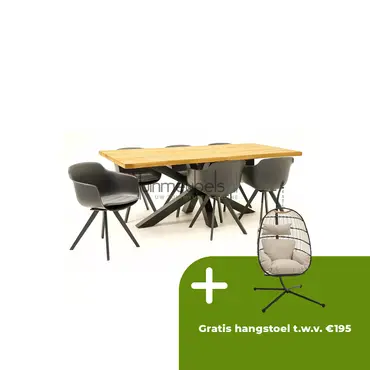 Tuinset Solid met  Spectral 200cm tafel