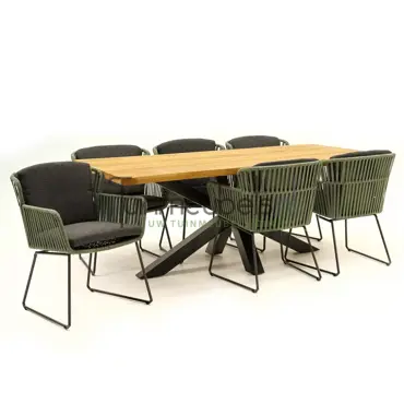 Tuinset Vitali green met Spectral 200cm tafel van 4 Seasons Outdoor - afbeelding 4