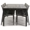Tuinstoel Anzio Light Antracite 6 stoelen met rialto aluminium tafel 213 x 269 cm, tuinmeubels.nl, foto 3
