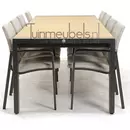 Tuinstoel Anzio soft grey 8 stoelen met rialto hout tafel 262 x 329 cm, tuinmeubels.nl, foto 3