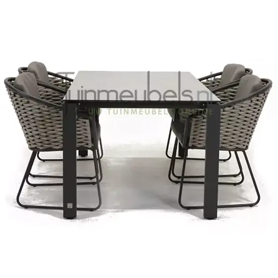 Tuinstoel bo dining met GOA HPL 160 licht grijs, tuinmeubels.nl, foto 3