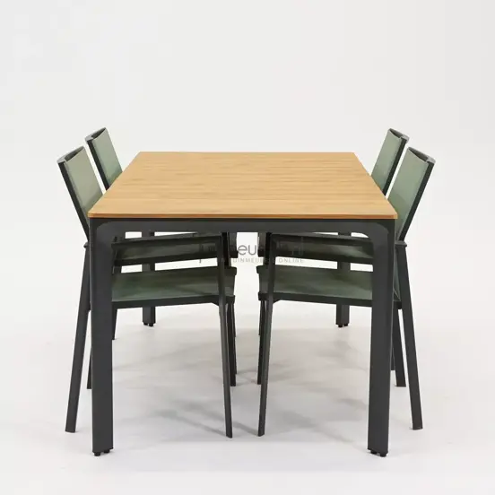 Tuinstoel Delia amandel met Arezzo tafel 160 x 90 cm, tuinmeubels,nl, foto 3