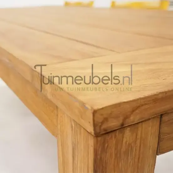 Tuinstoel Jakarta lemon met Colombo tafel 240 cm, tuinmeubels.nl, foto 5