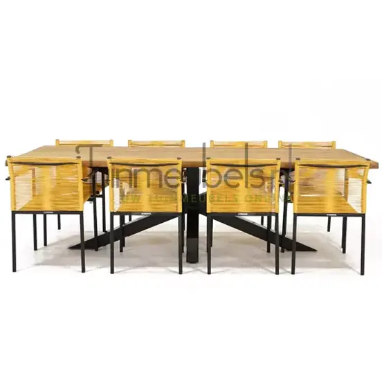 Tuinstoel Jakarta lemon met Spectral tafel 260 cm, tuinmeubels.nl, foto 1