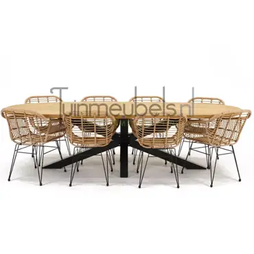 Tuinstoel Moda nature met Mistral tafel ovaal 280, tuinmeubels.nl, foto 2