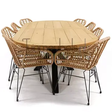 Tuinstoel Moda nature met Mistral tafel ovaal 280, tuinmeubels.nl, foto 3