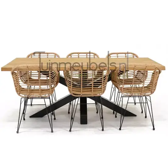 Tuinstoel Moda nature met Spectral tafel 200, tuinmeubels.nl, foto 2