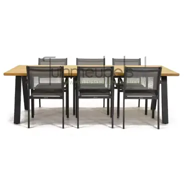 Tuinstoel Tosca dining met Ambassador 240 cm teaktafel, tuinmeubels.nl, foto 2