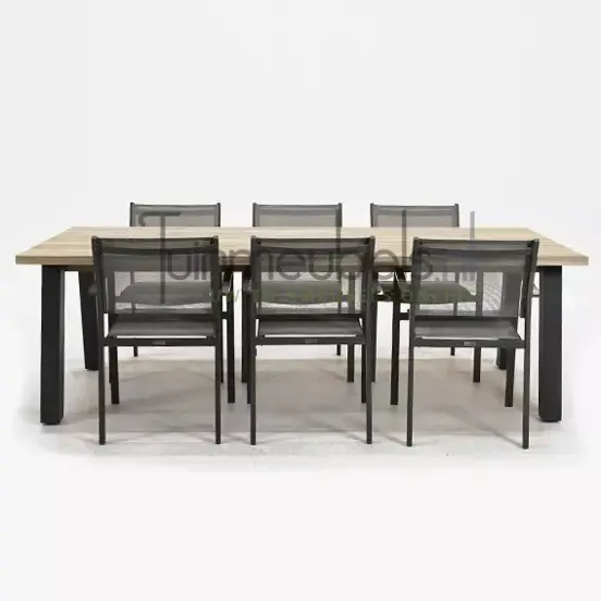 Tuinstoel Tosca dining met Derby 240 cm teaktafel, tuinmeubels.nl, foto 2