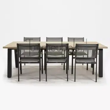 Tuinstoel Tosca dining met Derby 240 cm teaktafel, tuinmeubels.nl, foto 2