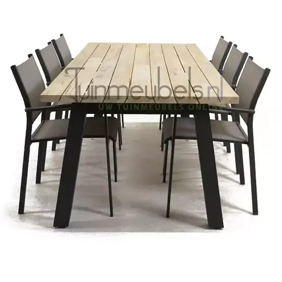 Tuinstoel Tosca dining met Derby 240 cm teaktafel, tuinmeubels.nl, foto 3