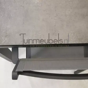 Tuinstoel Tosca dining met GOA HPL 160 licht grijs, tuinmeubels.nl, foto 4