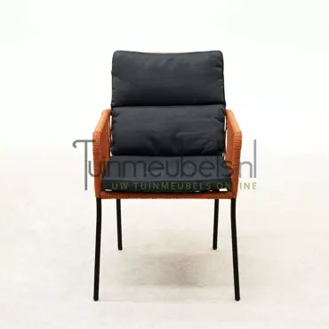 Tuinstoel Vita Gino dining touw - terra - afbeelding 1