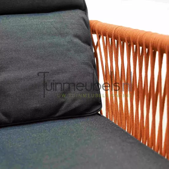 Tuinstoel Vita Gino dining touw - terra - afbeelding 4