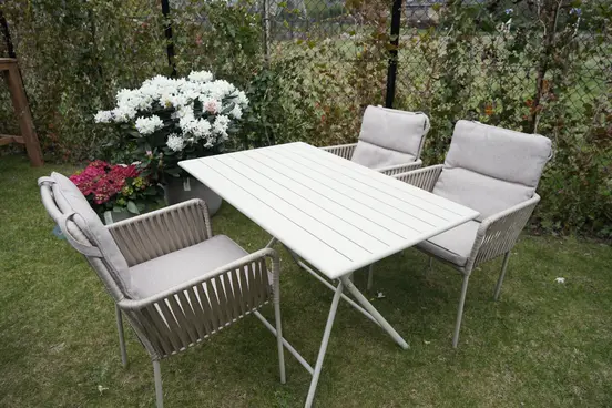 Vita Gomez stapelstoel bruin sfeer, Vita, tuinmeubels