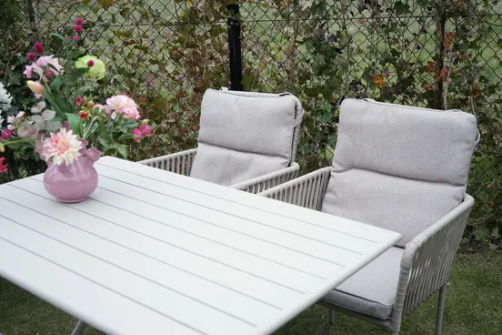 Vita Gomez stapelstoel bruin sfeer, Vita, tuinmeubels