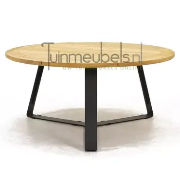 Tuintafel Basso teak 160 cm rond van 4 Seasons outdoor - afbeelding 1