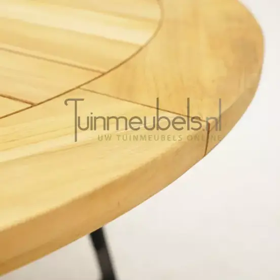 Tuintafel Basso Teak 160 cm Rond - afbeelding 2