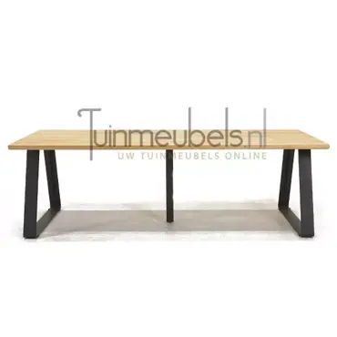 Tuintafel Basso teak 240 x 100 cm, tuinmeubels.nl, foto 2