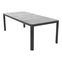 Tuintafel buiten Castilla 2.0 Negro 220x100cm Lesli Living