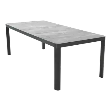 Tuintafel buiten Castilla 2.0 Negro 220x100cm Lesli Living