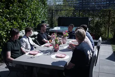Tuintafel Cento 180x90H77cm sfeer, Vita, tuinmeubels.nl