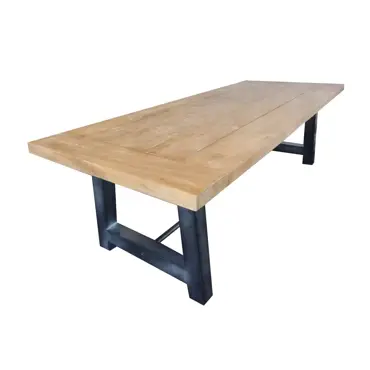 Tuintafel Dacota teak - 260x100x78 cm www.tuinmeubels.nl