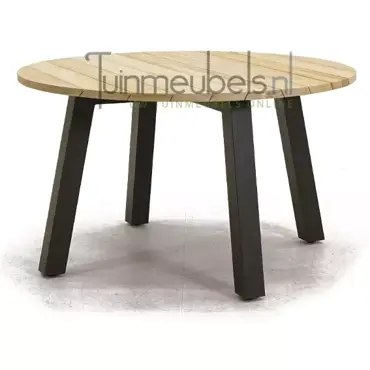 Tuintafel Derby Teak 130 Rond