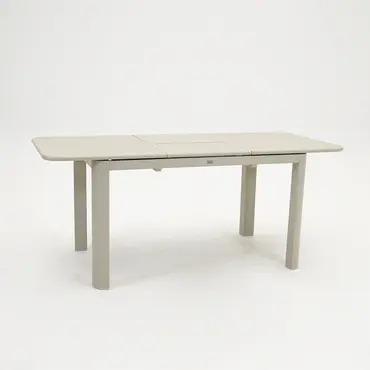 Tuintafel Eos 130x180x80cm creme uitgeklapt, Vita, Tuinmeubels.nl