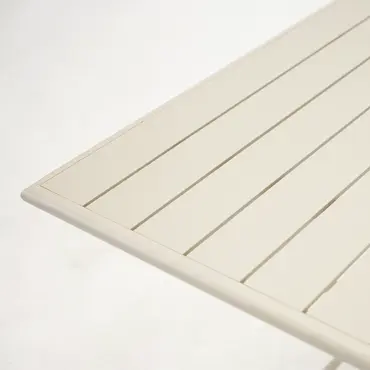 Tuintafel globe 110x70 crème zijde achter, Vita, tuinmeubels.nl