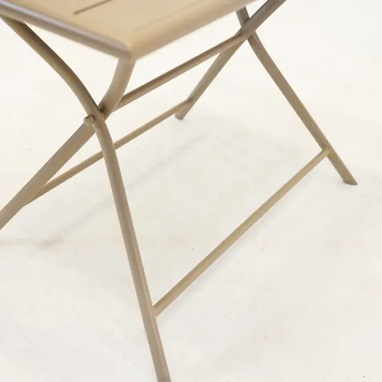 Tuintafel globe 110x70 zand detail poot, Vita, tuinmeubels.nl