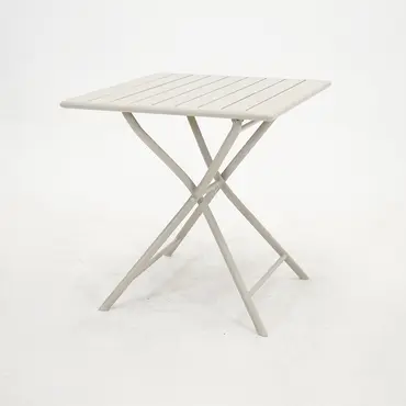 Tuintafel globe 70x70 crème