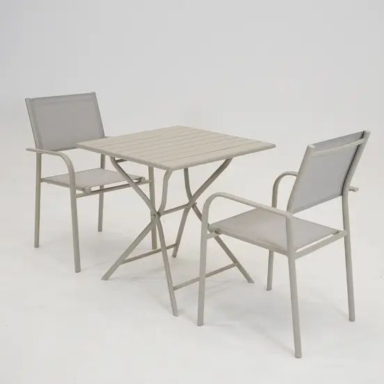 Tuintafel globe 70x70 crème duca, Vita, tuinmeubels.nl