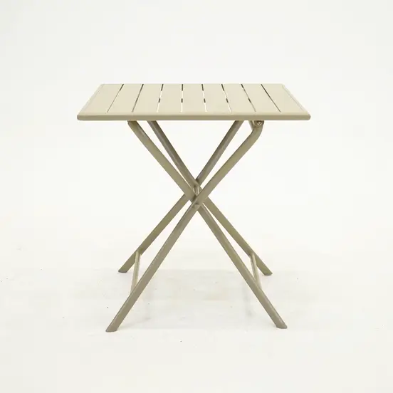 Tuintafel globe 70x70 zand voor, Vita, Tuinmeubels.nl