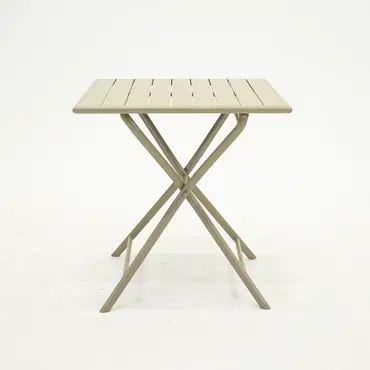 Tuintafel globe 70x70 zand voor, Vita, Tuinmeubels.nl