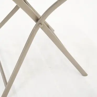 Tuintafel globe 70x70 zand detail, Vita, Tuinmeubels.nl