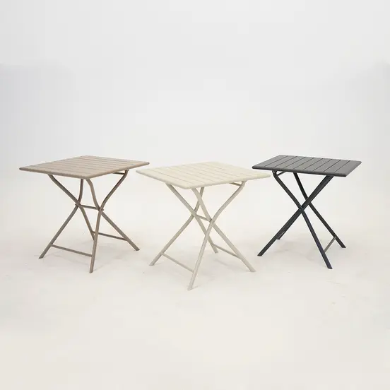 Tuintafel globe 70x70 zand sfeer, Vita, Tuinmeubels.nl