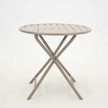 Tuintafel globe Ø80cm zand zij, Vita, Tuinmeubels.nl