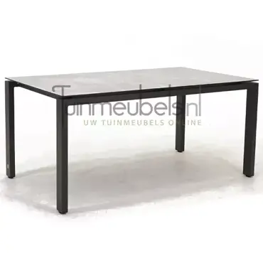 Tuintafel Goa HPL 160 x 95 cm lichtgrijs van 4 Seasons Outdoor