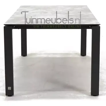 Tuintafel Goa HPL 160 x 95 cm lichtgrijs www.tuinmeubels.nl, foto 3